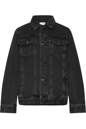 MANGO Denim Jacket Black