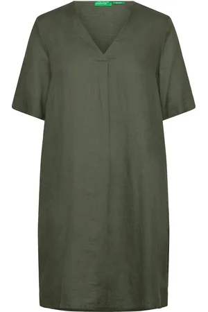 Benetton Dress Khaki