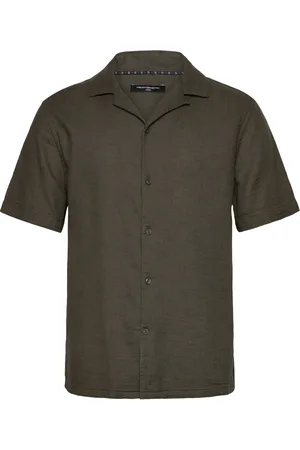 French Connection Ss Matty Weave Revere Shirt