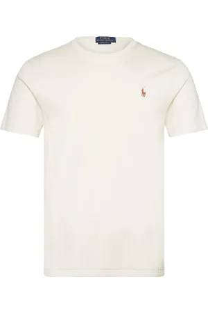 Ralph Lauren Custom Slim Fit Soft Cotton T-Shirt Cream