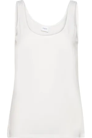 VILA Vijenni S/L Top/Su/Cur - Noos White
