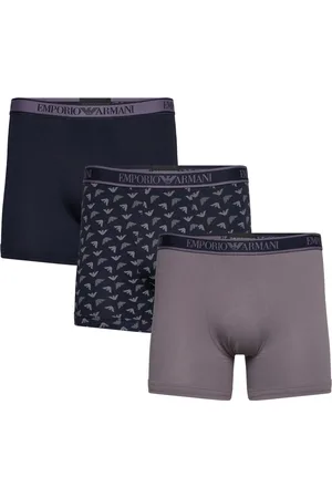 Emporio Armani 3 Pack Bottom Patterned