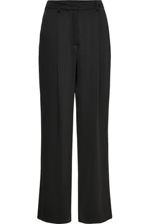 By Malina Sarah Elastic Waist Satin Pants