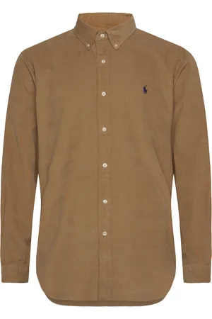 Ralph Lauren Custom Fit Corduroy Shirt Brown