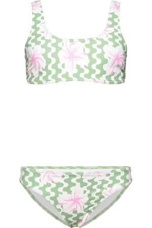 Roxy Party Waves Bralette Set 2 Green