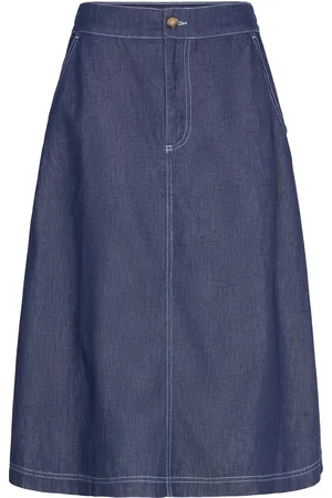 Mads Norgaard Air Denim Luna Skirt Navy