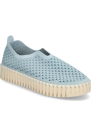 Ilse Jacobsen Tulip Slip-In On Plateau Sole Blue