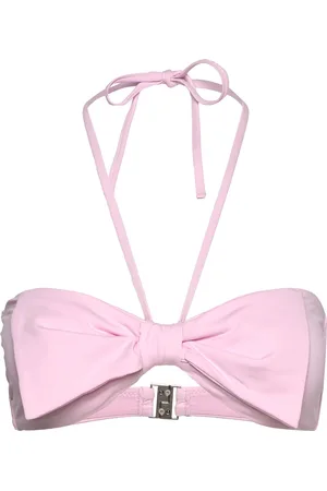 Seafolly Beau Bow Front Bandeau Pink