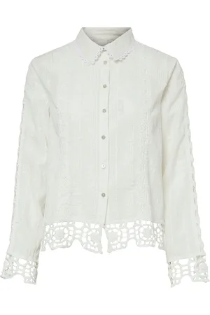 Y.A.S Thia Ls Shirt S. White