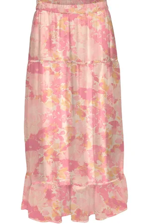VERO MODA Vmsmilla H/W Ankle Skirt Wvn Ga Pink