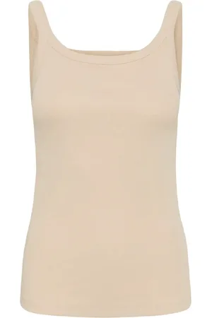 Kaffe Kacarna Tank Top Beige