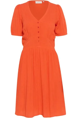 Kaffe Karonna Dress Orange