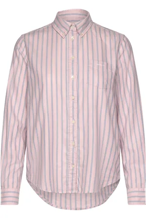 GANT Reg Stripe Archive Oxford Bd Shirt Pink