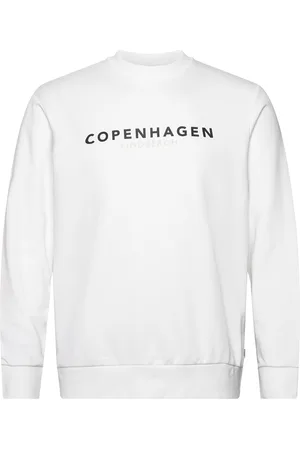 Lindbergh O-Neck Printed Sweat White