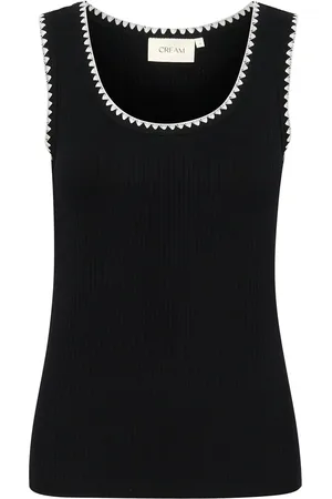 Cream Crribba Top Black