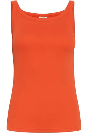 Kaffe Kacarna Tank Top Orange