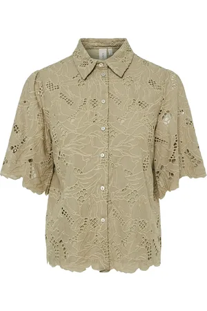 Y.A.S Sagga 2/4 Shirt Green