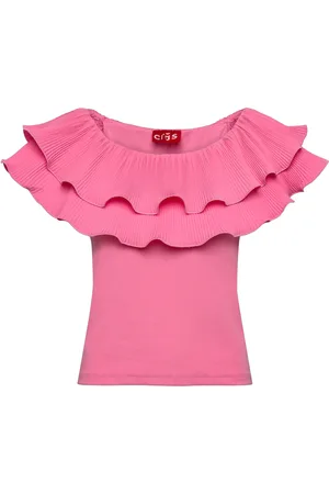 Crās Flouncecras Top Pink