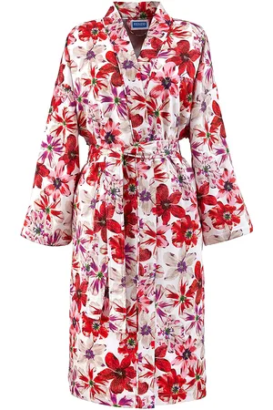 Kenzo Kfleur Bath Robe Red