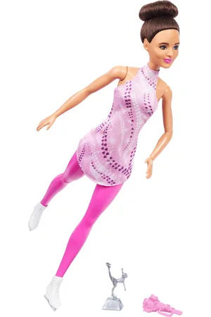 Barbie Figure Skater Doll Patterned