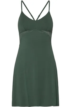 Hunkemöller Sd Jersey Lace Back Detail Khaki