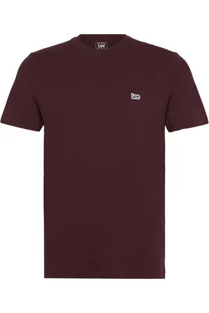 Lee Ss Patch Logo Tee Red