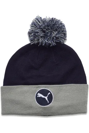 PUMA Wrmlbl Removable Pom Beanie Navy