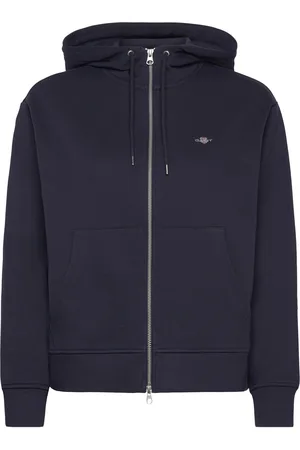 GANT Shield Zip Hoodie Navy