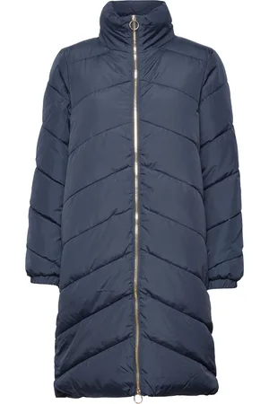 JDY Clara Long Jacket Otw Lo Navy