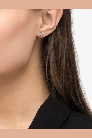 SNÖ of Sweden Laney Pearl Ear 8Mm Silver