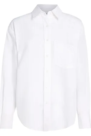 Calvin Klein Linen Blend Relaxed Shirt White