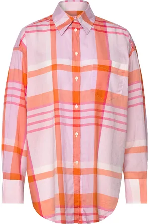 GANT Os Madras Shirt Pink