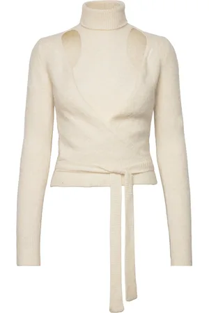 Ganni Brushed Alpaca Cream