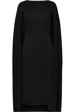 By Malina Norah Cape Detail Midi Dress