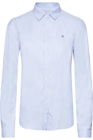 GANT Slim Stretch Oxford Shirt Blue
