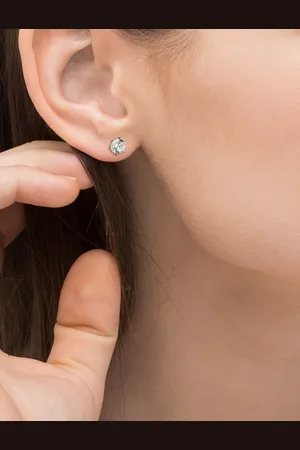 SNÖ of Sweden Lady Small Ear Silver