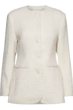 By Malina Carol Fitted Round Neck Blazer