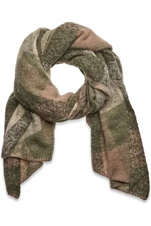 Pieces® Pcpyron Checked Long Scarf Noos Bc Khaki