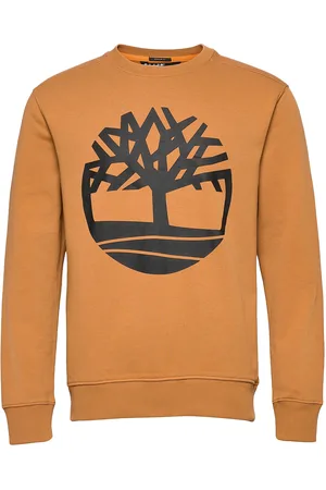 Timberland Kennebec River Tree Logo Crew Neck Sweatshirt Orange