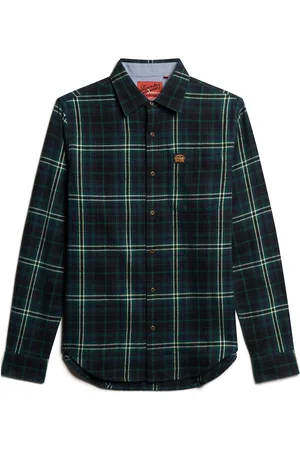 Superdry L/S Cotton Lumberjack Shirt Navy