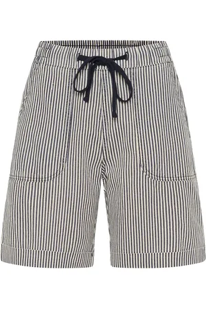 Kaffe Kanaya Striped Shorts Black