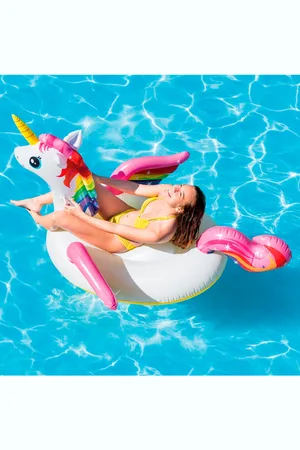 Intex Unicorn Ride-On Patterned