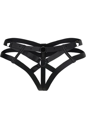 Hunkemöller Athena R String / Open Crotch Black