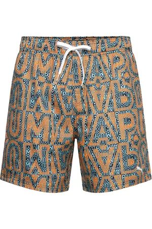 PUMA Men Printed Mid Shorts 1P Patterned
