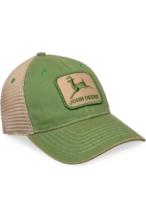 American Needle St Washed Logo Mens Cap John Deere Green
