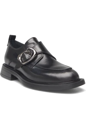 A Pair New Loafer Buckle Black