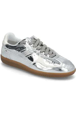 ALOHAS Tb.490 Leather Sneakers Silver