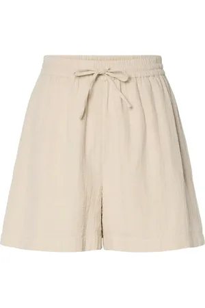 Pieces® Pcsastina Hw Shorts Wvn Msa Bc Beige