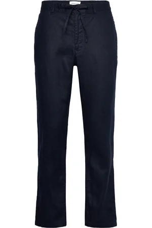 GANT Relaxed Linen Ds Pants Navy