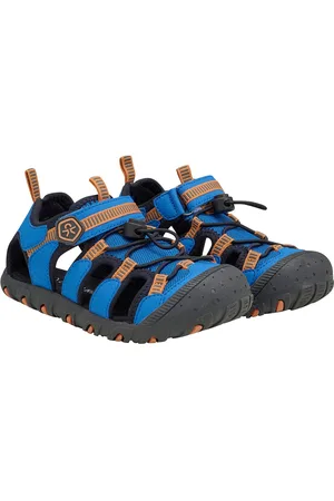 Color Kids Sandals Hiking W. Toe Cap Blue